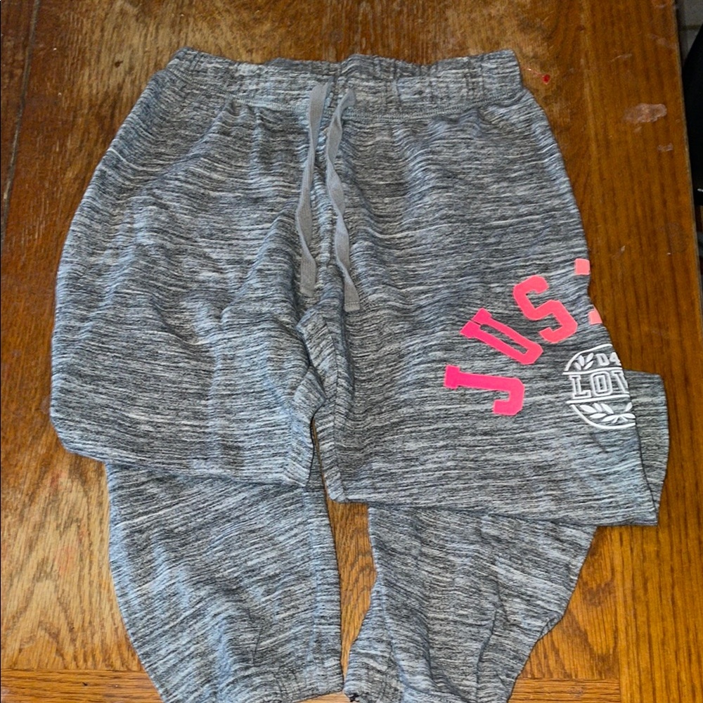 Kids Gray Justice Joggers